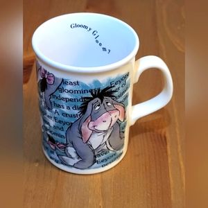 Vintage Eeyore Disney Winnie the pooh mug